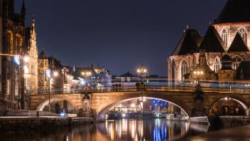 Magical Ghent by night