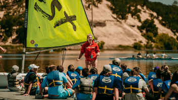 Teambuilding at Sac State Aquatic Center