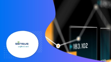 Sensus, a Xylem brand, logo, with a green and white background and a black-bordered digital screen.