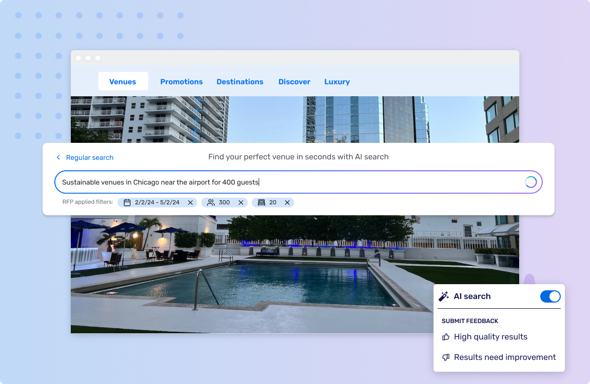 Cvent Supplier Network Natural Language Based Search