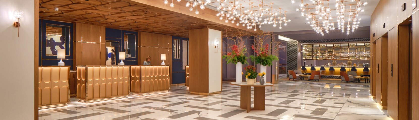 hotel lobby