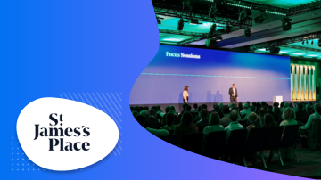 corporate event with speaker session