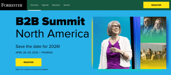 Forrester B2B Summit Registration  