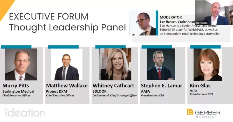 Executive Forum Thought Leadership Panel with Ben Hanson, Stephen E. Lamar, and other CEOs.