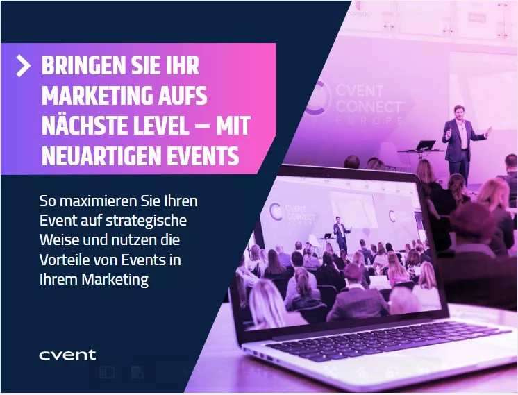 An infographic on how to take marketing to the next level with events.