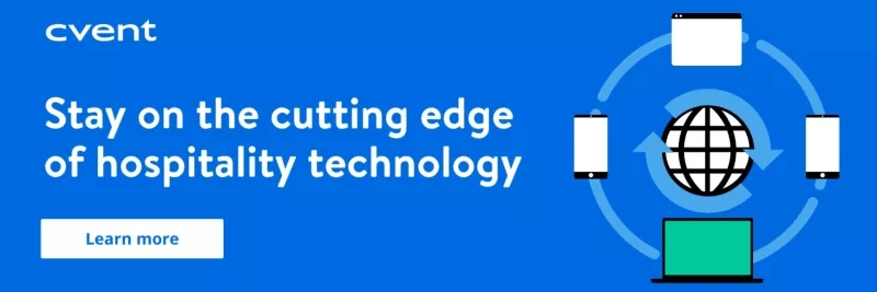 A banner to learn about staying on the cutting edge of hospitality technology.