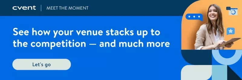 A woman holding a tablet with the text "Meet the Moment" and "Let's go" button.