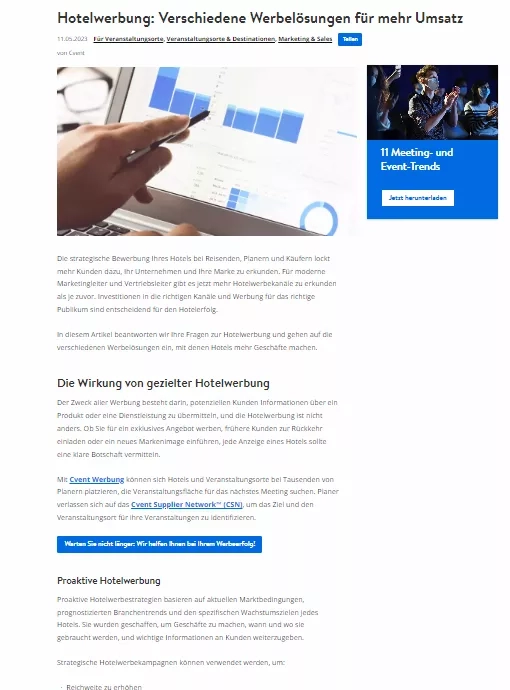 Blog Beispiel für Nutzung von H1, H2, H3