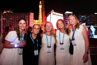 Group of women at the Connect event at Paris Las Vegas