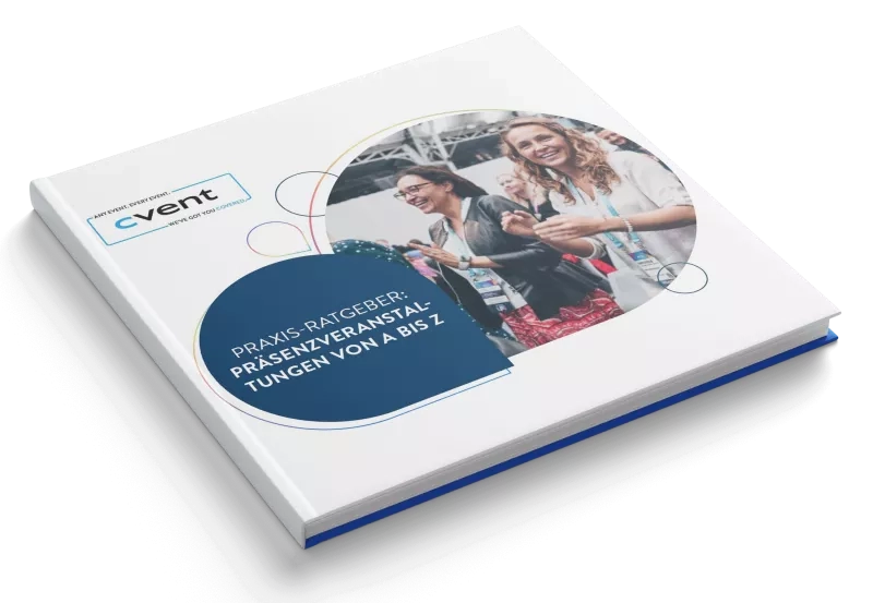 Cover of the Cvent Ultimate Guide with three smiling women in the background.