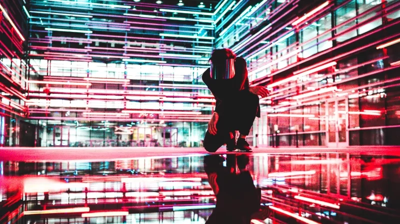 atendee in virtual reality