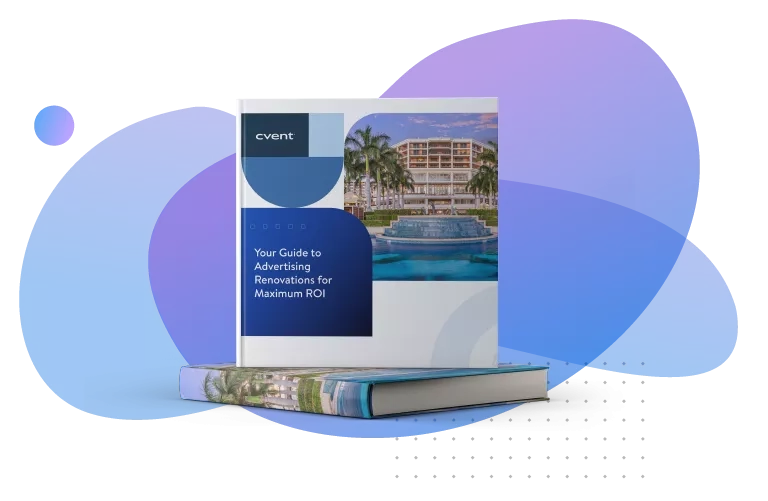 Book with the title Your Guide to Advertising Renovations for Maximum ROI, placed on a blue background.
