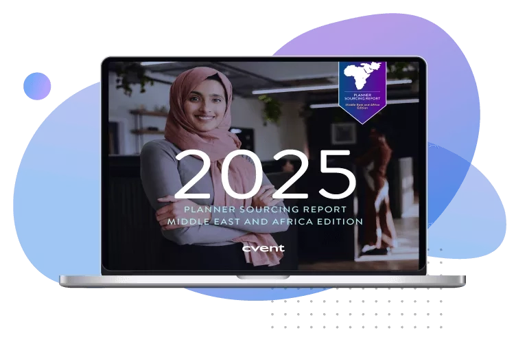 Planner sourcing report 2025 for the Middle East and Africa displayed on a laptop screen.