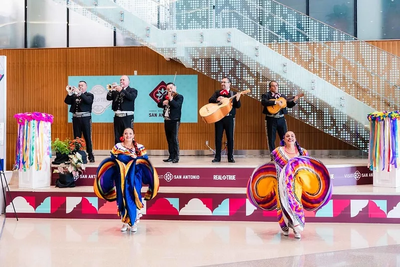 mariachi band at event welcome