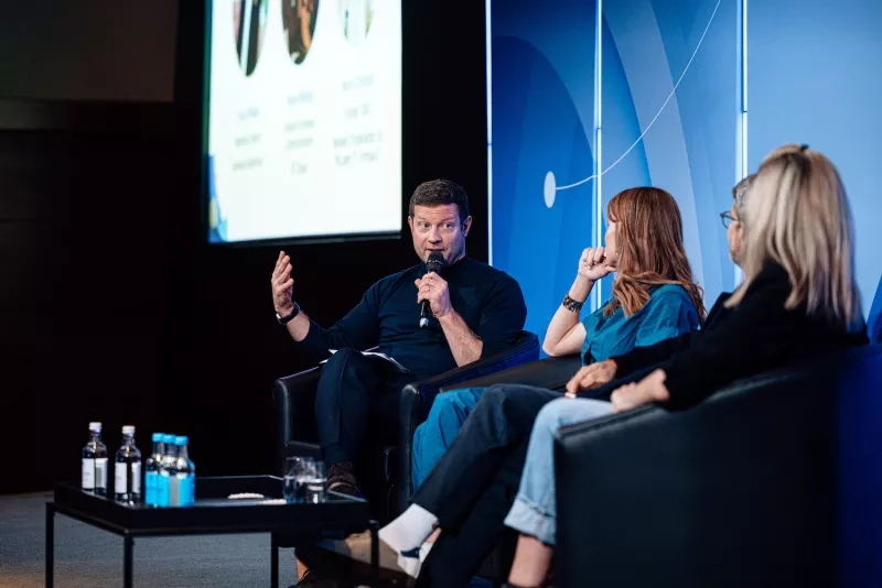 ON stage with Dermot at CONNECT