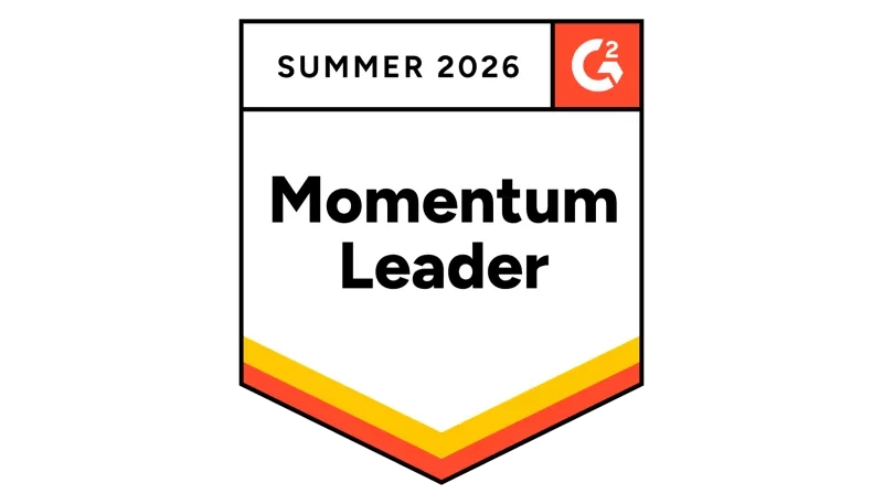 Summer 2026 G2 Momentum Leader Badge