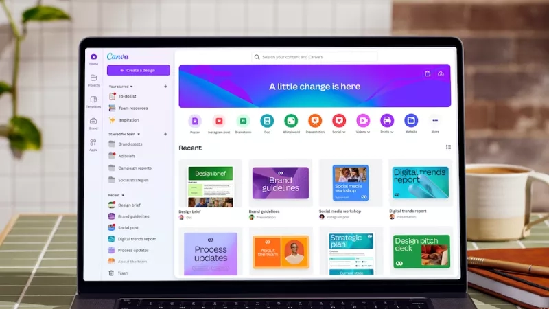 Canva screen shot