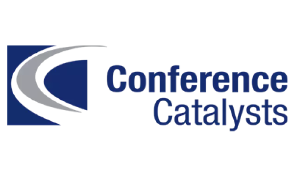 The Conference Catalysts logo with a blue and gray square and a stylized letter "C" on a white background.