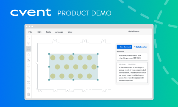 Navattic Demo Library – Event Diagramming for Venues for event planning and management.