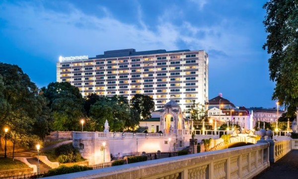 InterContinental Vienna, an IHG Hotel, architecture, landscaping, and ambiance in Austria.
