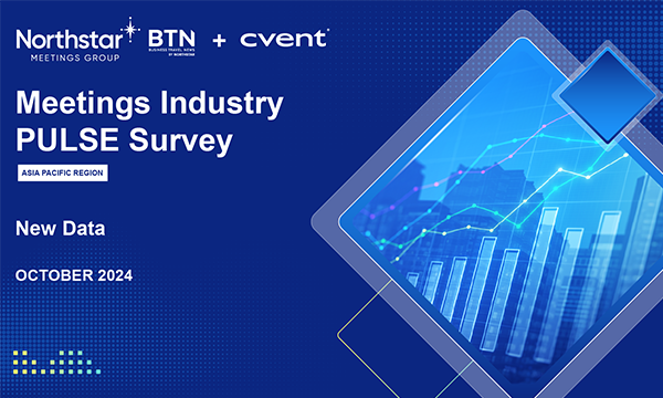 Northstar Meetings Group's Meetings Industry PULSE Survey results for the Asia Pacific region in October 2024.
