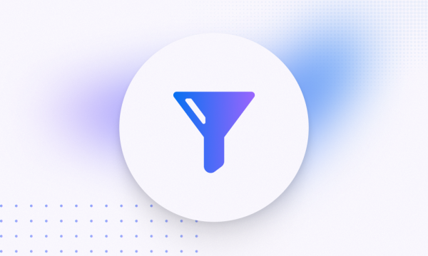 blue purple gradient filter icon for Data Filters