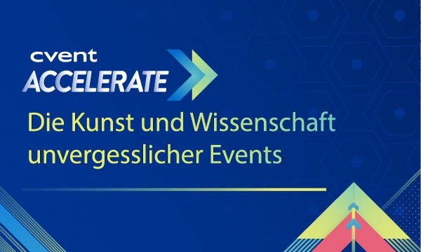Cvent Accelerate thumbnail including graphical elements