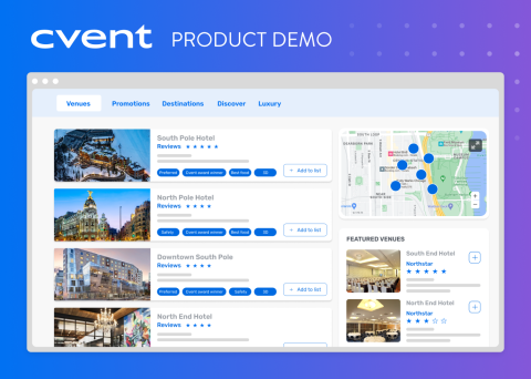 Navattic Demo Library – CSN for Planners with South End Hotel, North End Hotel, and Downtown South Pole