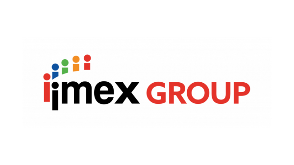 The logo of Imex Group with colorful people and the text "Imex Group" in red and black.