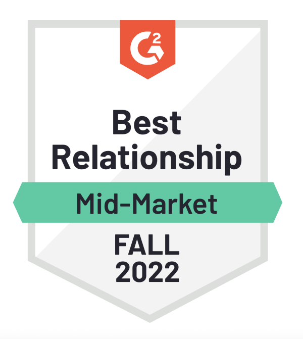 Best Relationship mid-market 2022