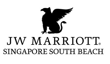 JW Marriott Singapore South Beach logo featuring an eagle with wings spread.