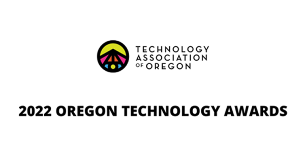 2022 Oregon Technology Awards logo for Technology Association of Oregon.