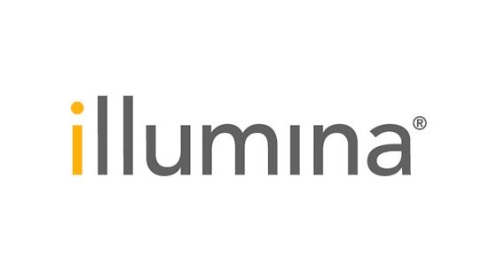 The logo of Illumina with the text "Illumina" in black and yellow on a white background.