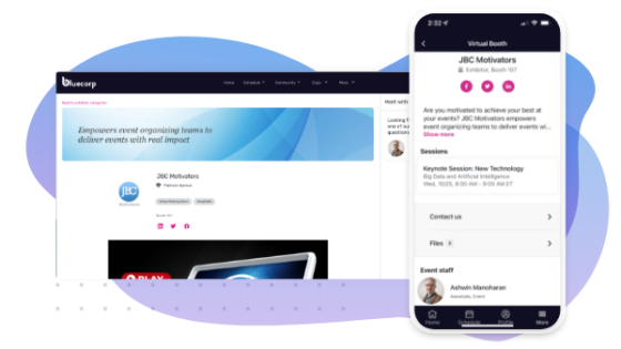 Cvent attendee hub Virtual booth