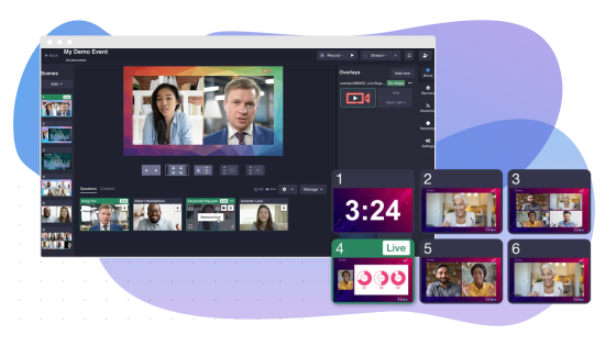 Cvent Studio is a virtual event platform that allows users to create and host virtual events.