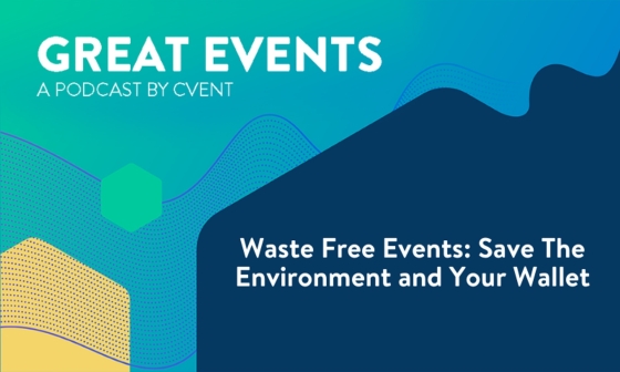 Podcast cover art: Waste Free Events: Save The Environment and Your Wallet