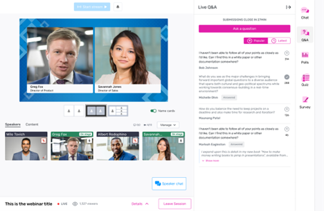 A screen shot of a web page showing a group of people. 