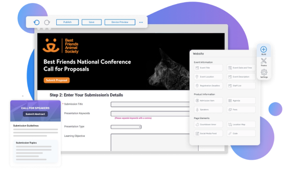 BFAS Abstract image of a web page with text, architecture, landscaping, and ambiance.