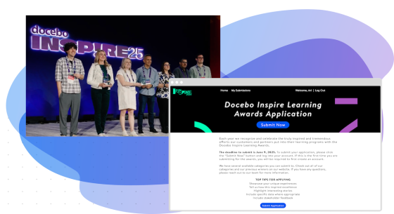 Inspire abstract submission mockup and winner photo