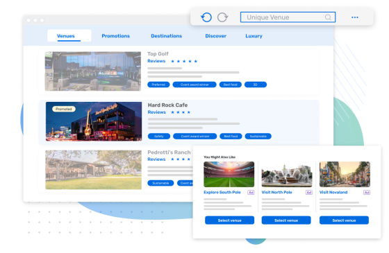 For special event venues