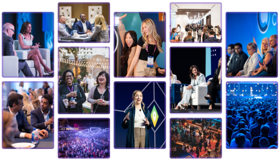 Collage of various flagship event images