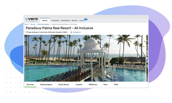 online listing for a beach resort