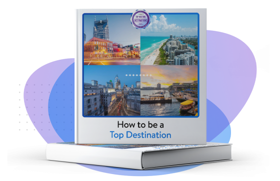 A book mockup on becoming a top travel destination, featuring tips and strategies for attracting visitors effectively.