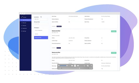 screen grab of Reposite