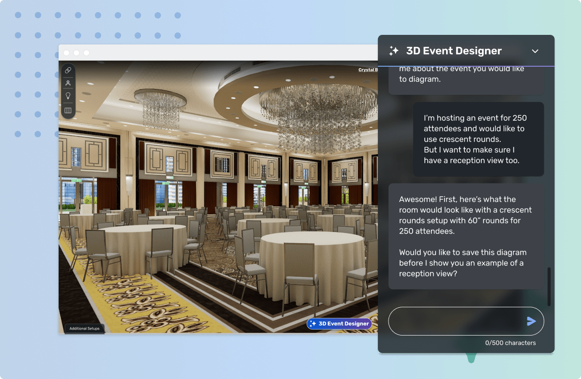 Cvent Event Diagramming – 3D Event Designer