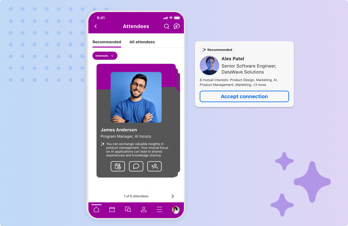Screenshots of Network builder
