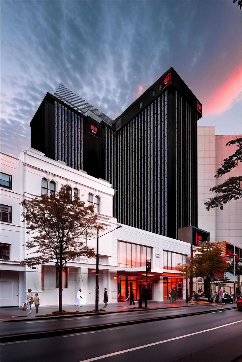 Auckland, NZにおけるRadisson RED Hotel Auckland 