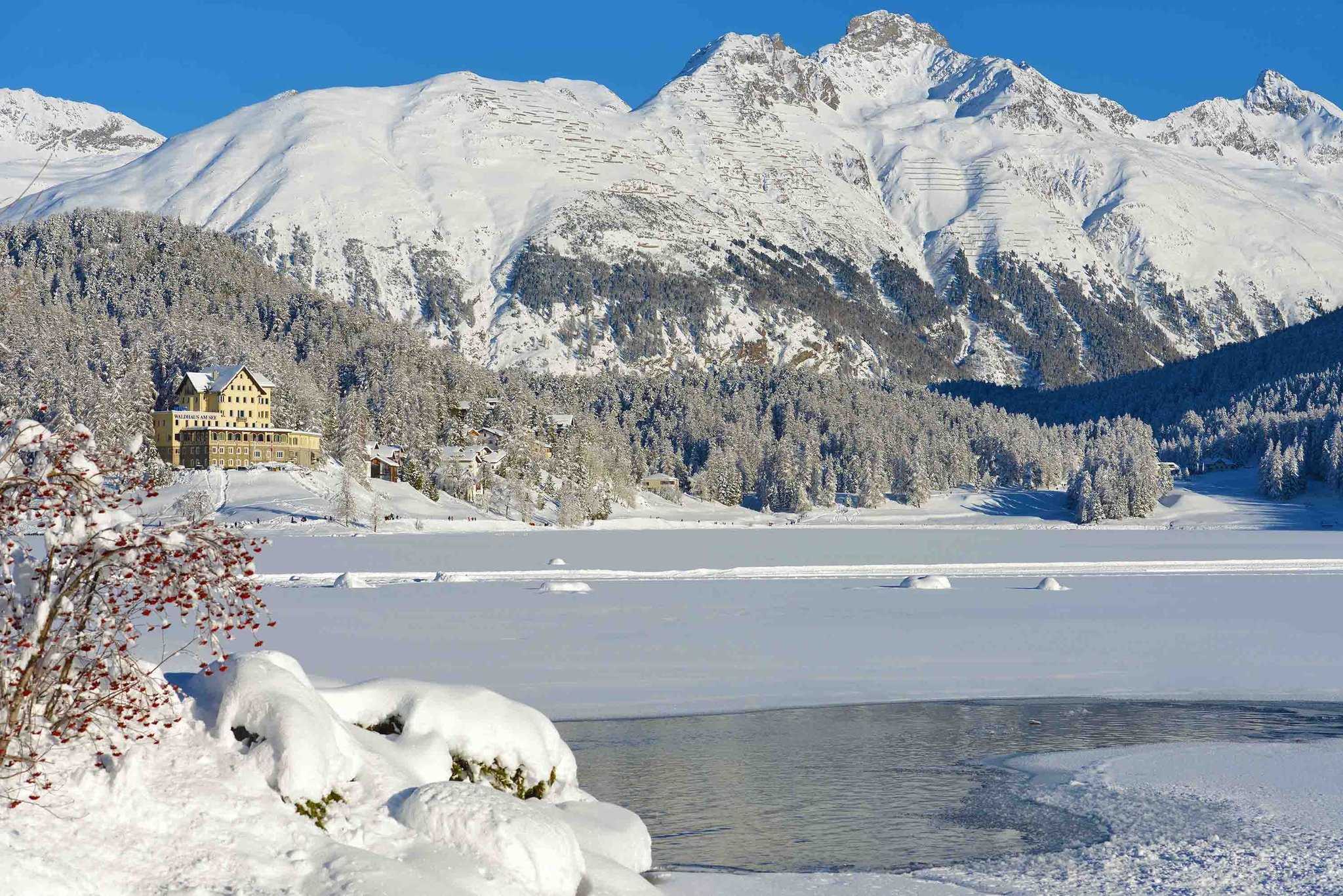 St. Moritz, CH 的 Hotel Waldhaus am See