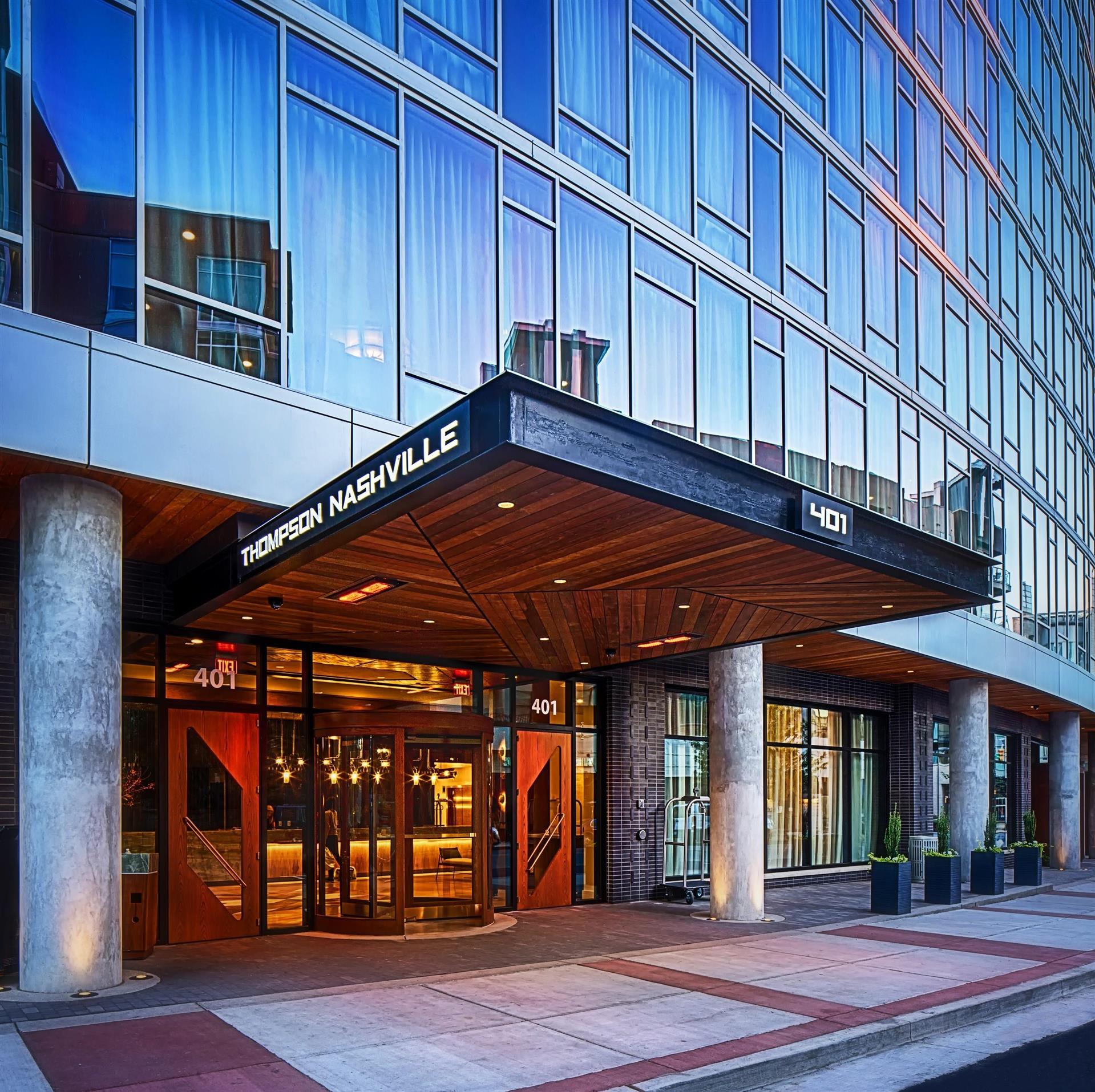 Thompson Nashville, #4 Hotel in the South - Condé Nast Traveler’s 2023 Readers’ Choice Awards in Nashville, TN