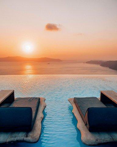 Cavo Tagoo en Santorini, GR
